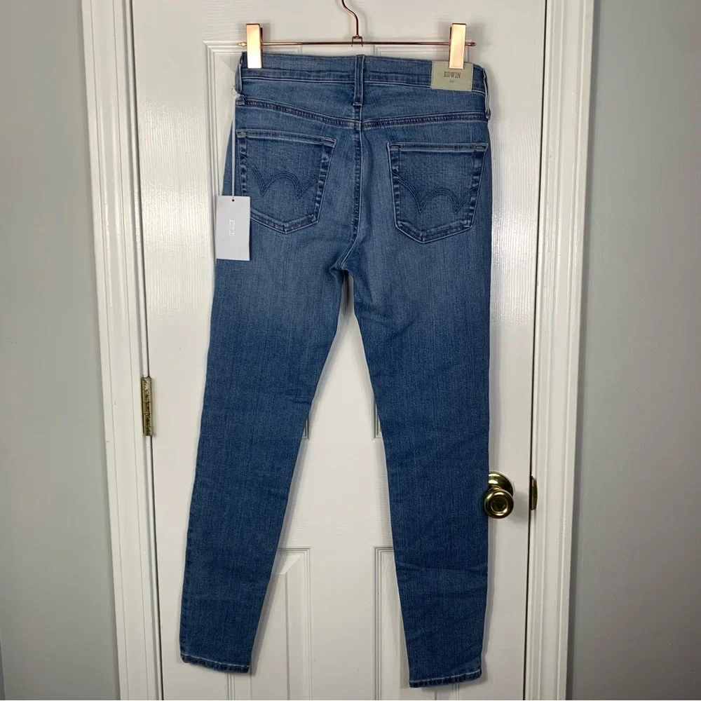 Edwin Womens Size 26 Pixie Mid Rise Skinny Jeans - Picture 2 of 6